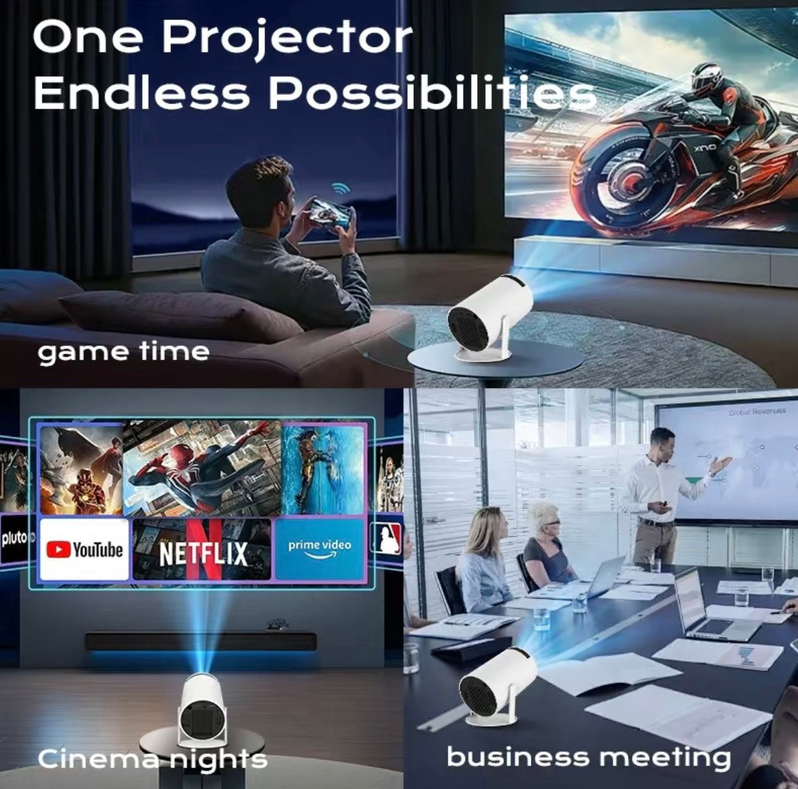Portable Home Projector